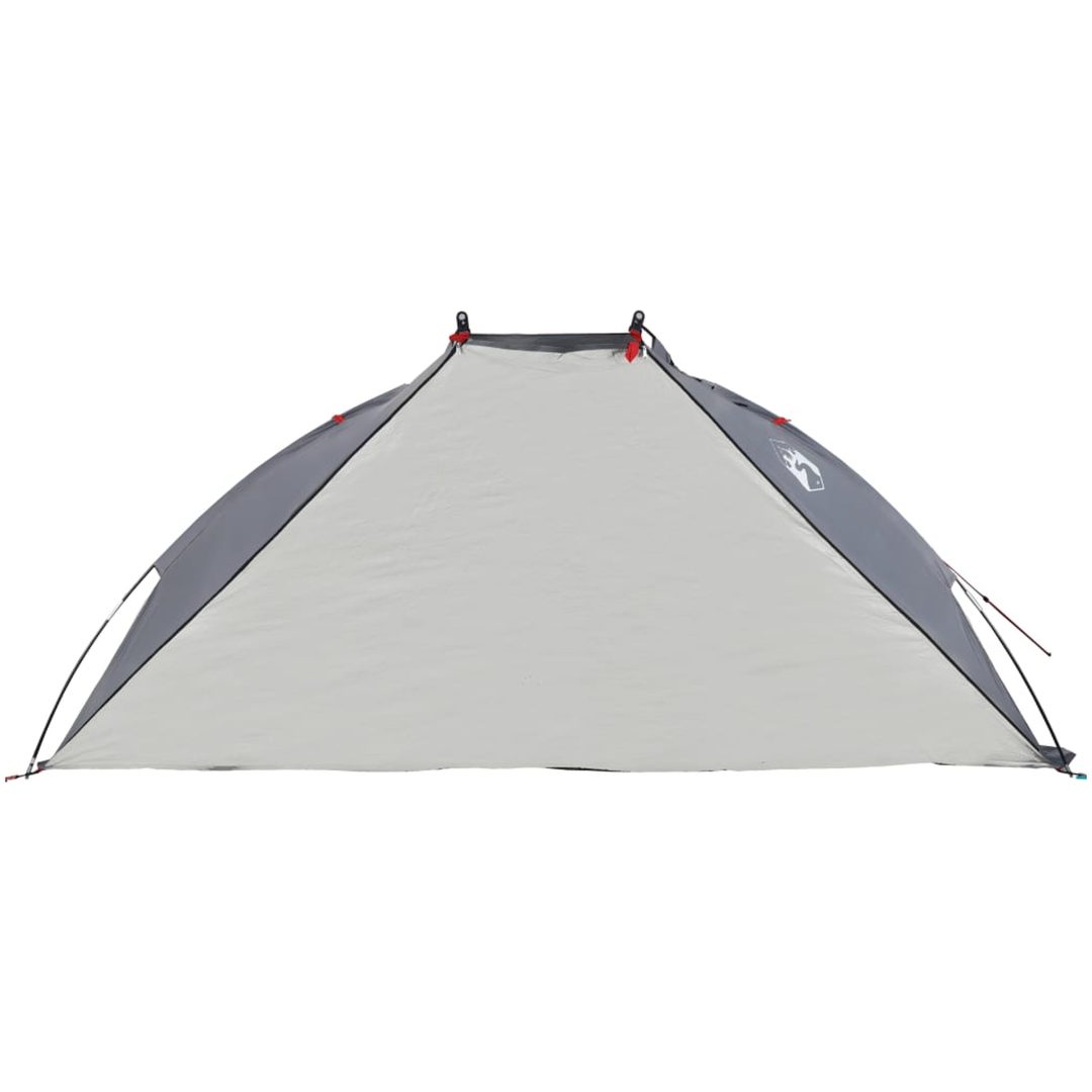 Strandtält grå 268x223x125 cm 185T polyester vidaXL – bild 6