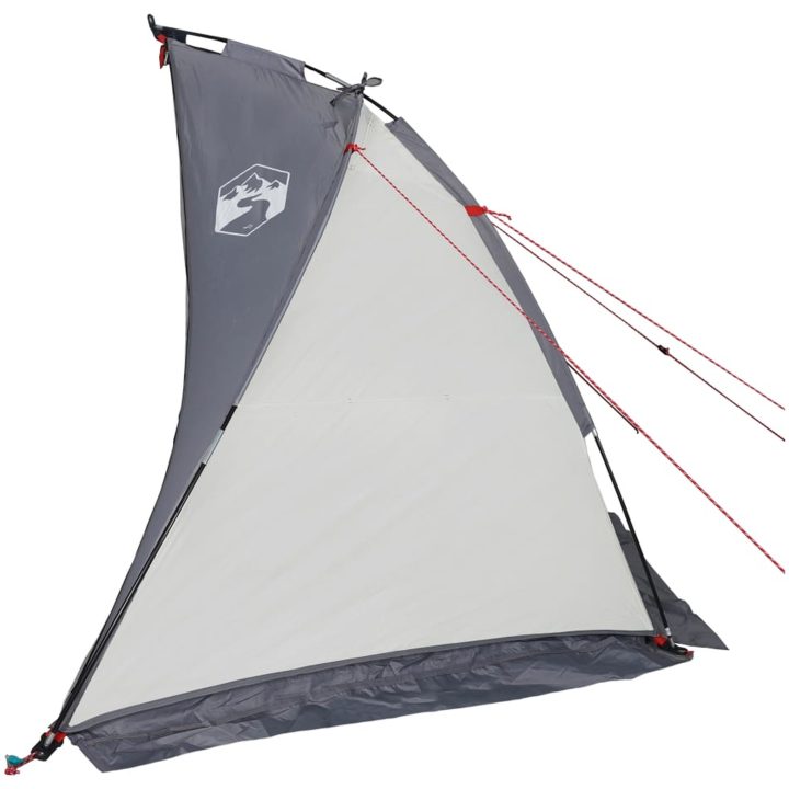 Strandtält grå 268x223x125 cm 185T polyester vidaXL – bild 8