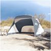 Strandtält grå 274x178x170/148 cm 185T polyester vidaXL – miniatyr 3