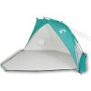 Strandtält havsgrön 268x223x125 cm 185T polyester vidaXL – miniatyr 2