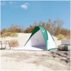 Strandtält havsgrön 268x223x125 cm 185T polyester vidaXL – miniatyr 3
