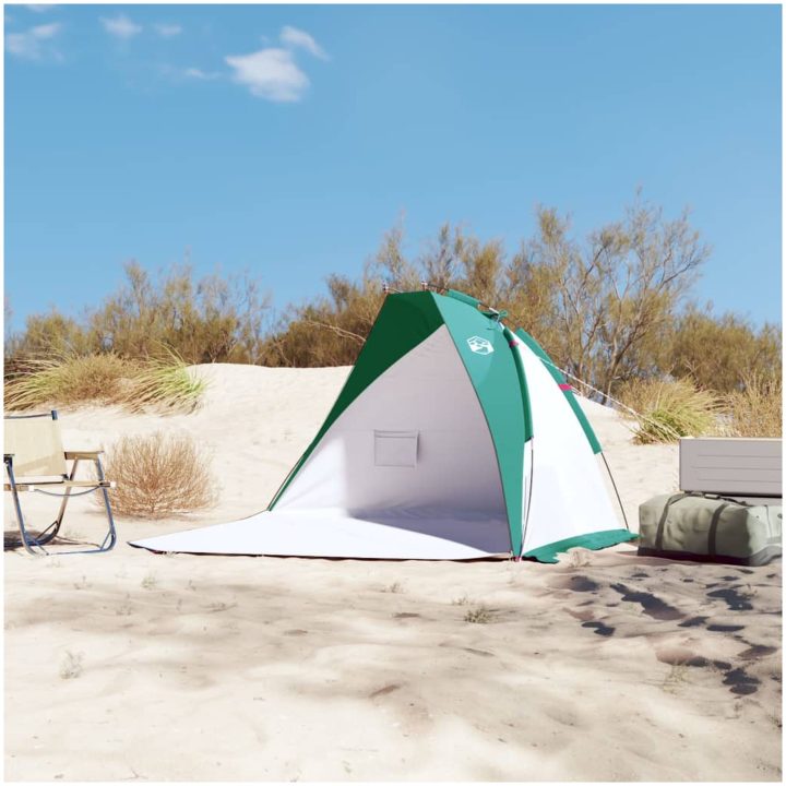 Strandtält havsgrön 268x223x125 cm 185T polyester vidaXL – bild 3