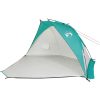 Strandtält havsgrön 268x223x125 cm 185T polyester vidaXL – miniatyr 4