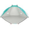 Strandtält havsgrön 268x223x125 cm 185T polyester vidaXL – miniatyr 7