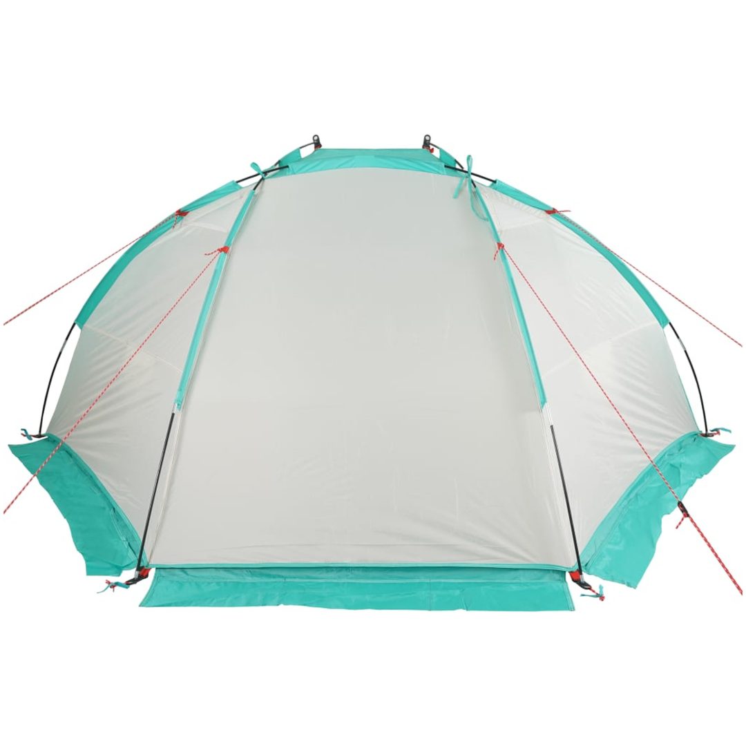 Strandtält havsgrön 268x223x125 cm 185T polyester vidaXL – bild 9