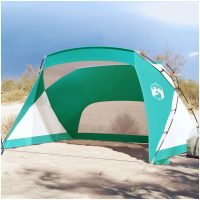 Strandtält havsgrön 274x178x170/148 cm 185T polyester vidaXL