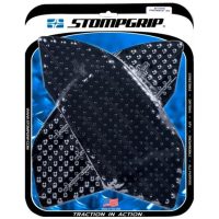 Street Bike Tank Grips - Volcano - 0075 : Black Stompgrip