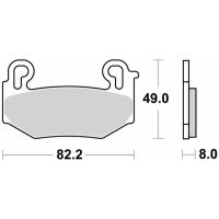 Street Sintered Metal Brake pads - 07BB42LA Brembo