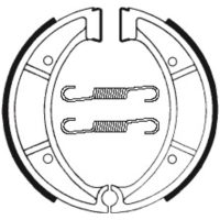 Street/Off-Road Organic Brake shoes - BA117 Tecnium