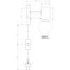 Strict Vägglampa, Matt Mässing ANETA HOME – miniatyr 6