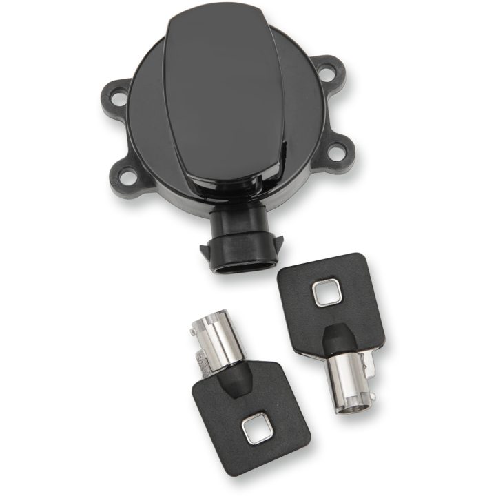 Strömbrytare Sidogångjärn Svart DRAG SPECIALTIES SWITCH IGN BLK 11-ST – bild 2