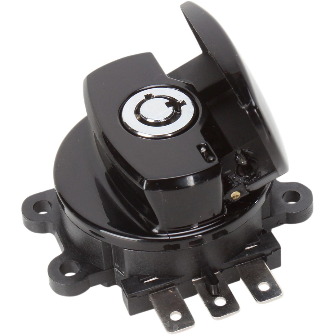 Strömbrytare Sidogångjärn Svart DRAG SPECIALTIES SWITCH IGN BLK SIDE HINGE