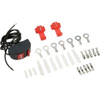 Strömbrytare Universal Svart Röd MOOSE OFFROAD HARD-PARTS