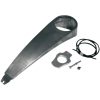 Strömbrytarflyttsats Softail Instrumentpanel Silver Aluminium KLOCK WERKS DASH/SWITCH RELOCATE KIT – miniatyr 2