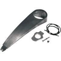 Strömbrytarflyttsats Softail Instrumentpanel Silver Aluminium KLOCK WERKS