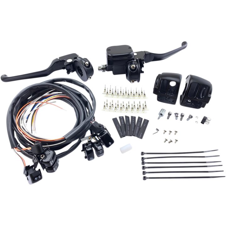 Strömbrytarhus Kit Svart DRAG SPECIALTIES – bild 2