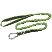 Stropp elastisk med ögla och karbinhake