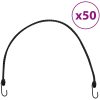 Stroppar med reflekterande remsor och krokar 50 st vidaXL 88 cm – miniatyr 1