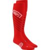 Strumpor Hi Side Over-Calf Röd 100% Small/Medium – miniatyr 1