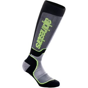 Strumpor MX Plus Svart Vit ALPINESTARS(MX)