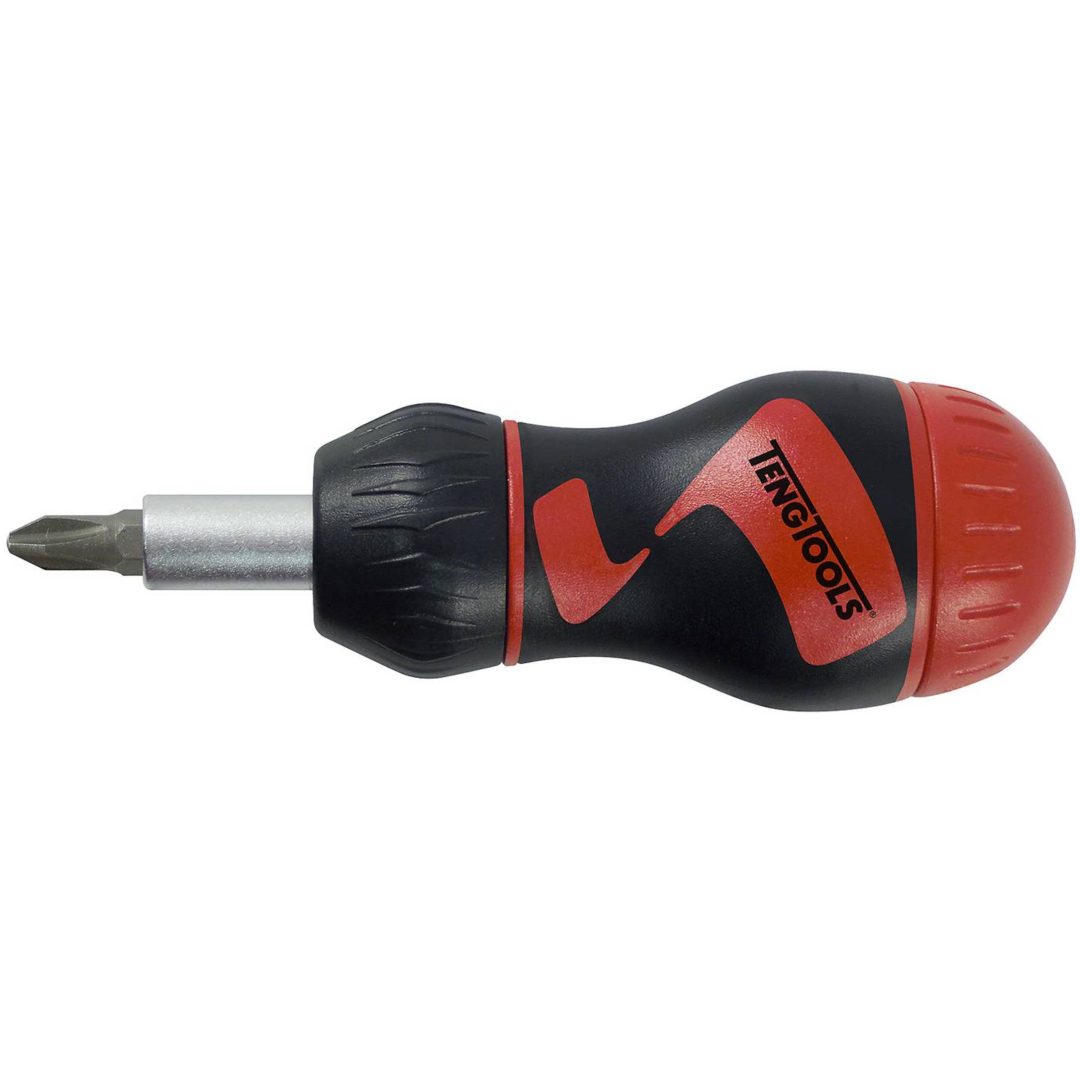 Stubby bitsspärrskruvmejsel MDR908S Teng Tools BITSPÄRRSKRUVMEJSEL KORT 8 DEL