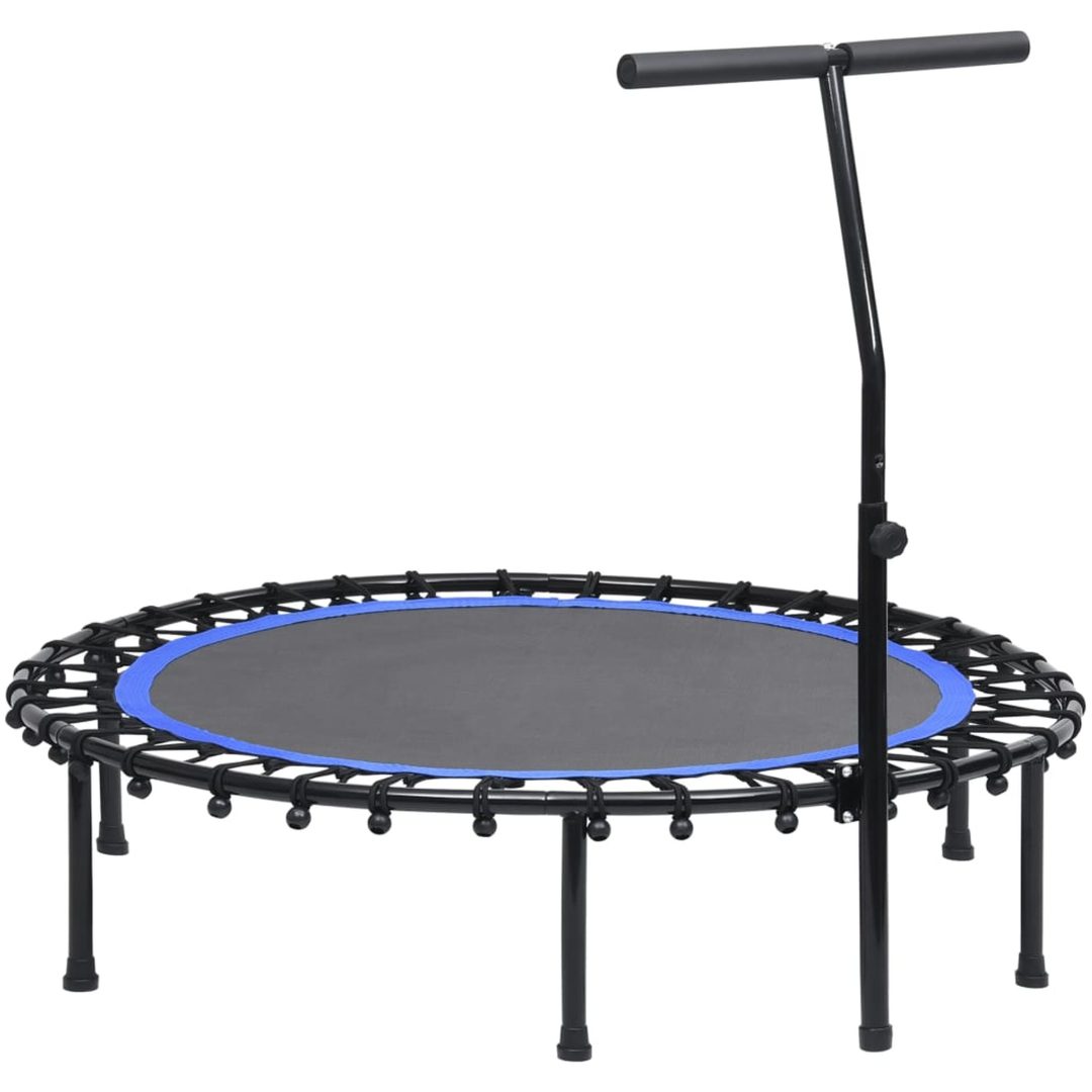 Studsmatta med handtag och säkerhetsskydd vidaXL 122 cm – bild 4