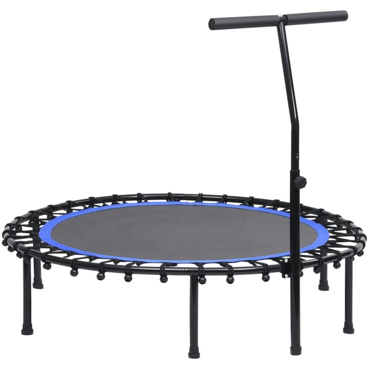 Studsmatta med handtag och säkerhetsskydd vidaXL 122 cm – bild 4
