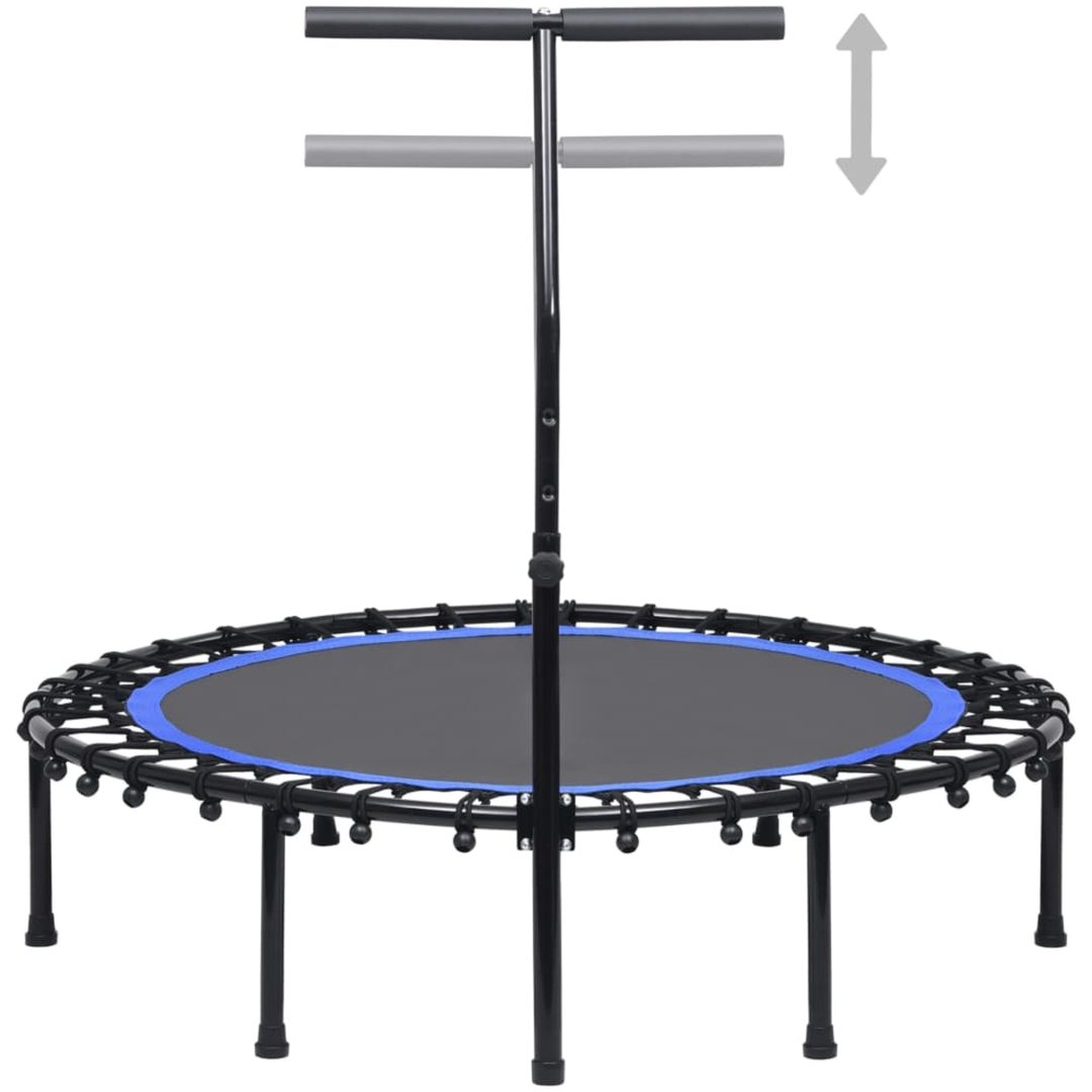 Studsmatta med handtag vidaXL 122 cm – bild 2