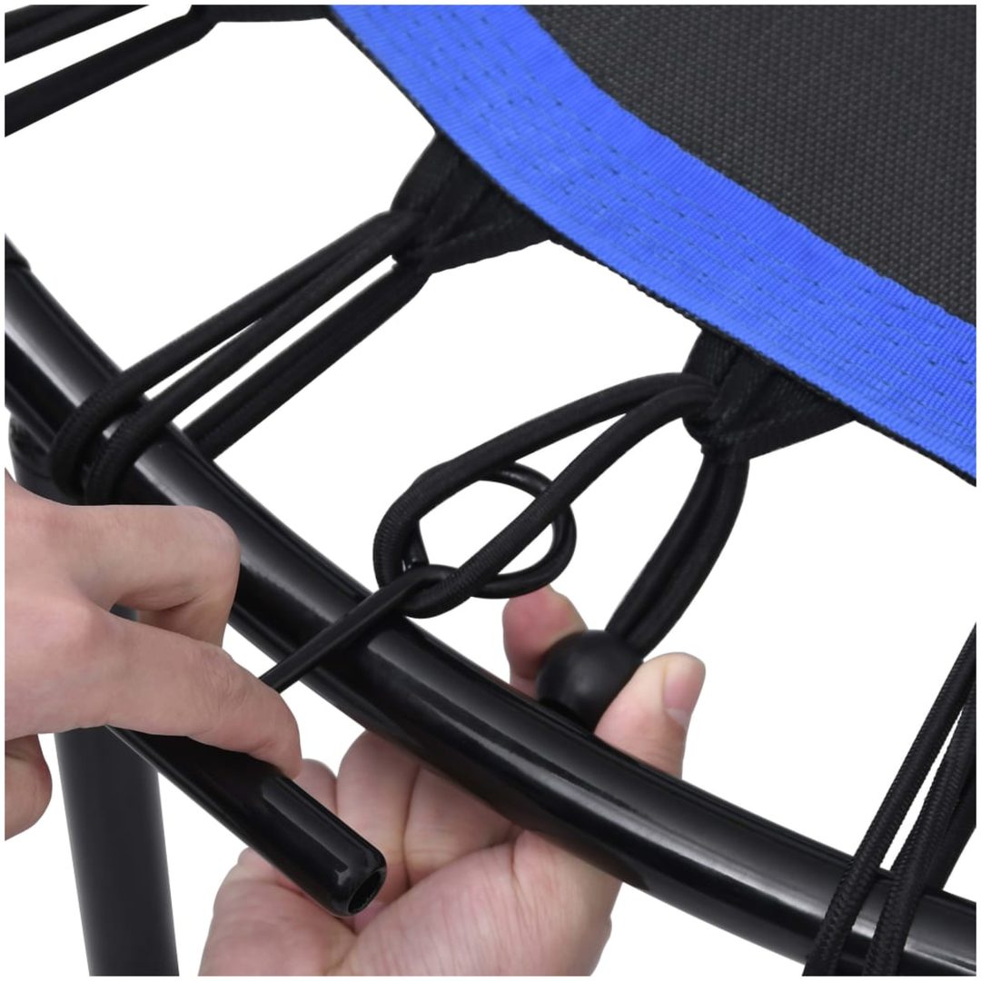 Studsmatta med handtag vidaXL 122 cm – bild 4