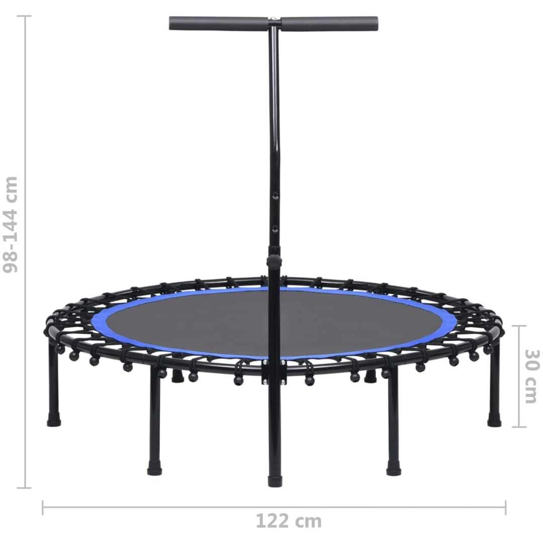 Studsmatta med handtag vidaXL 122 cm – bild 7