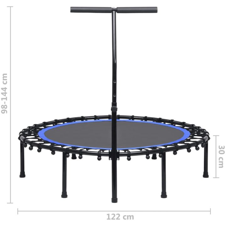 Studsmatta med handtag vidaXL 122 cm – bild 7