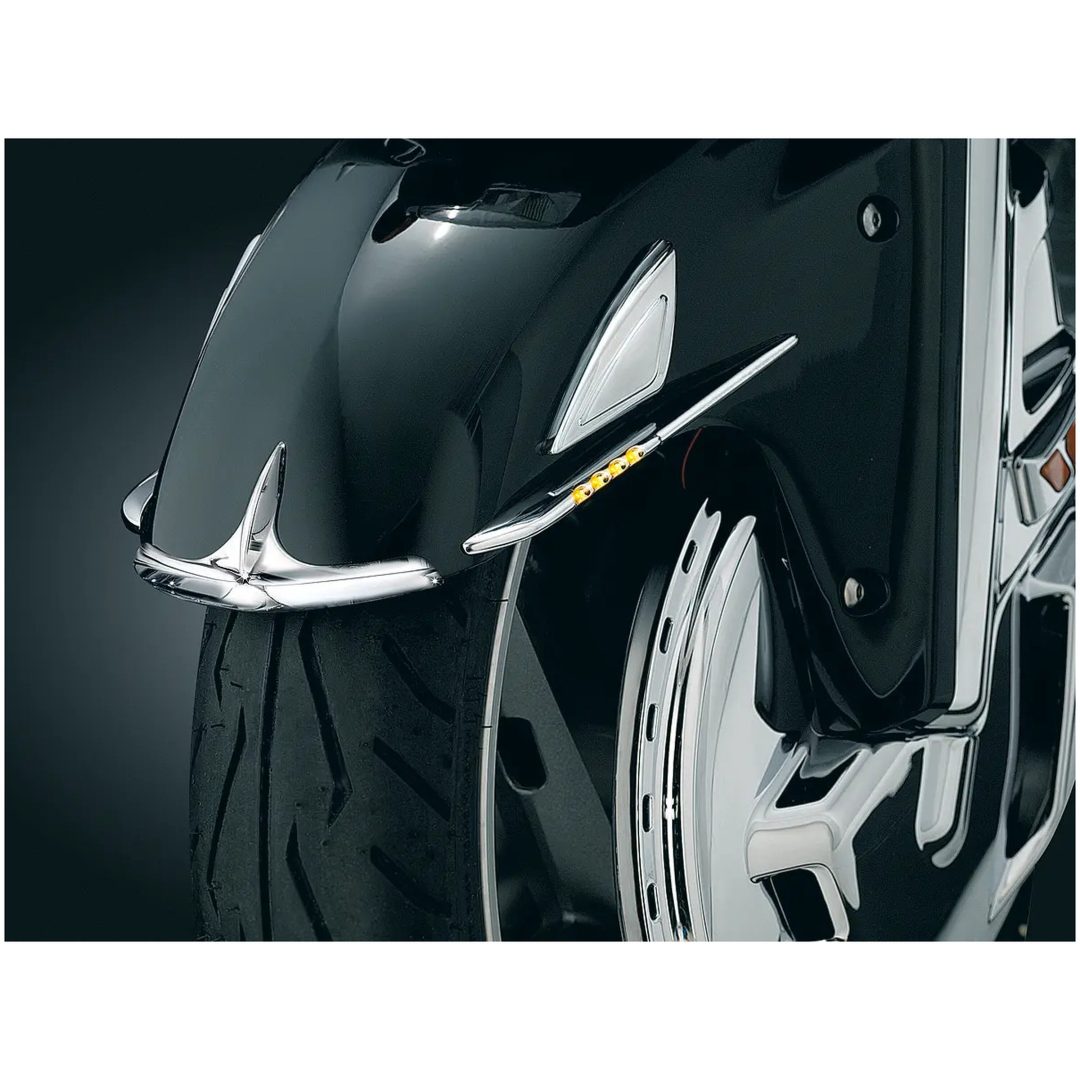 Styling Honda GL Framskärm Krom KURYAKYN Stänkskärmsspets – bild 2