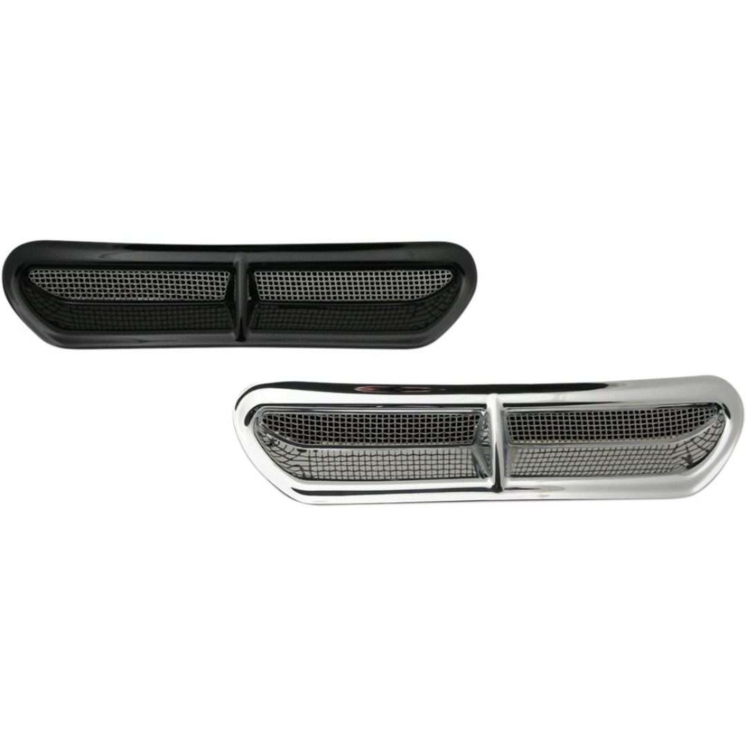 Styling Ventilation till Harley Davidson 14-17 Batwing CUSTOM DYNAMICS Svart