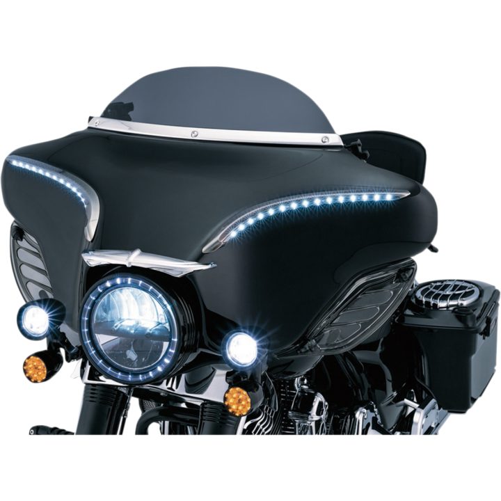 Styling Vindruta/Kåpa KURYAKYN Smooth Chrome – bild 2