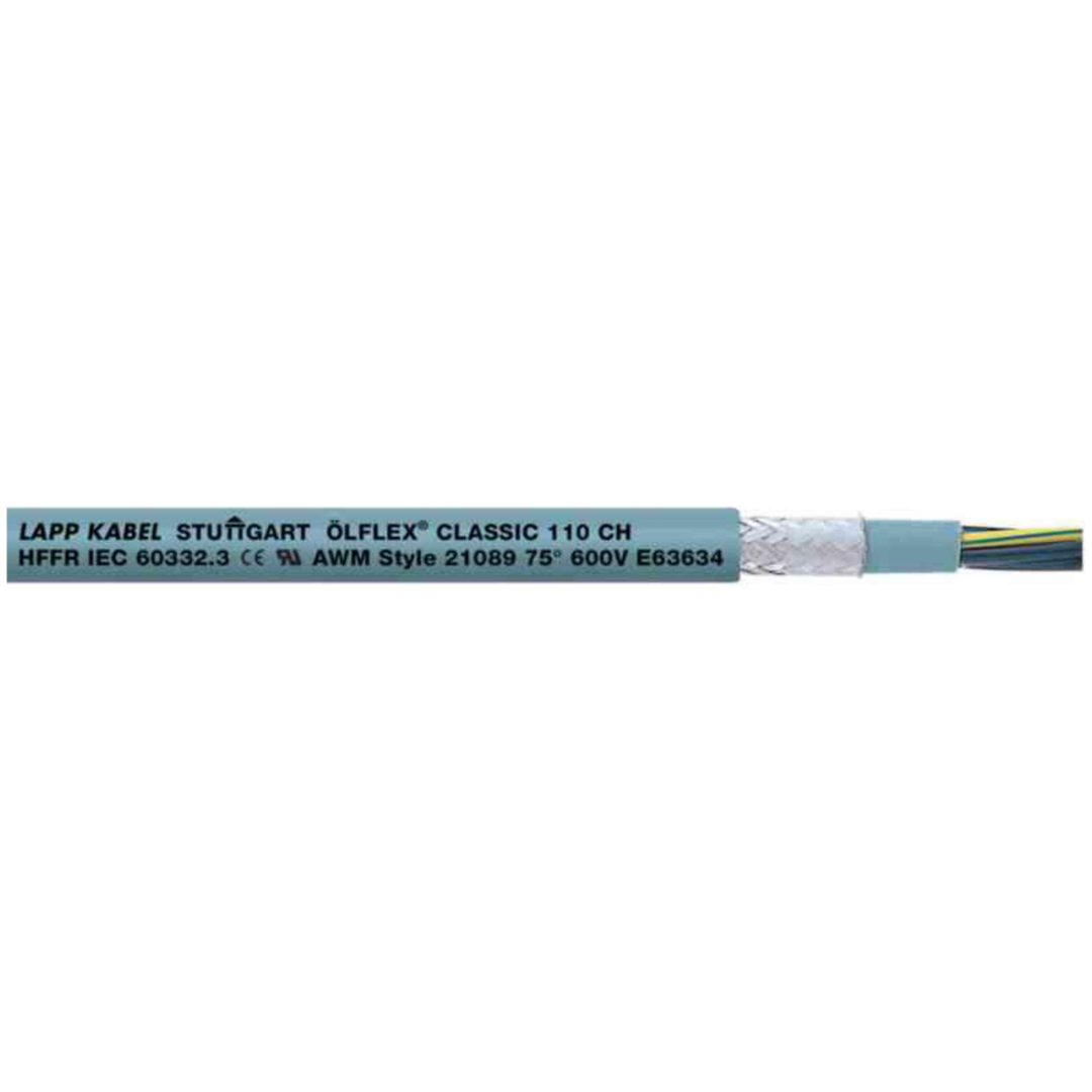 Styr- och maskinkabel halogenfri ÖLFLEX Classic 110 CH Lapp 4G2,5 mm²