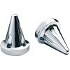 Styrändar Stiletto Krom/Svart KURYAKYN Par – miniatyr 1