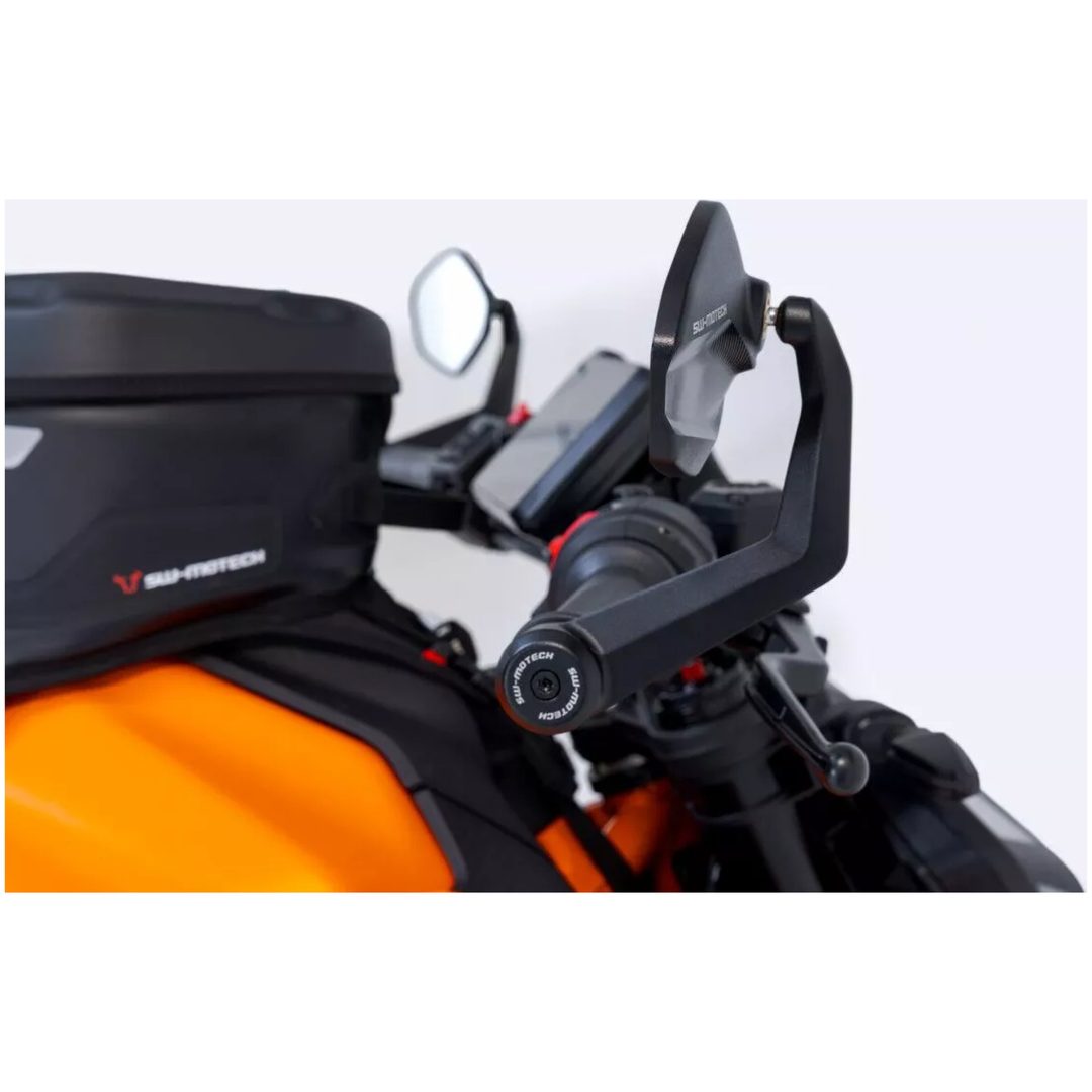 Styrändesspeglar Trapets Svart SW-MOTECH – bild 6