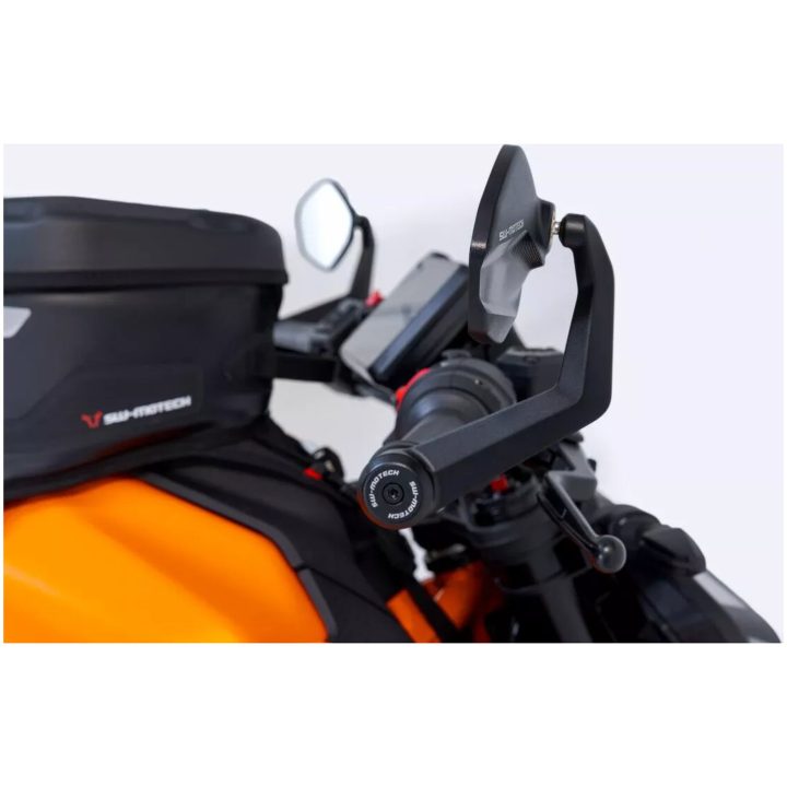Styrändesspeglar Trapets Svart SW-MOTECH – bild 6