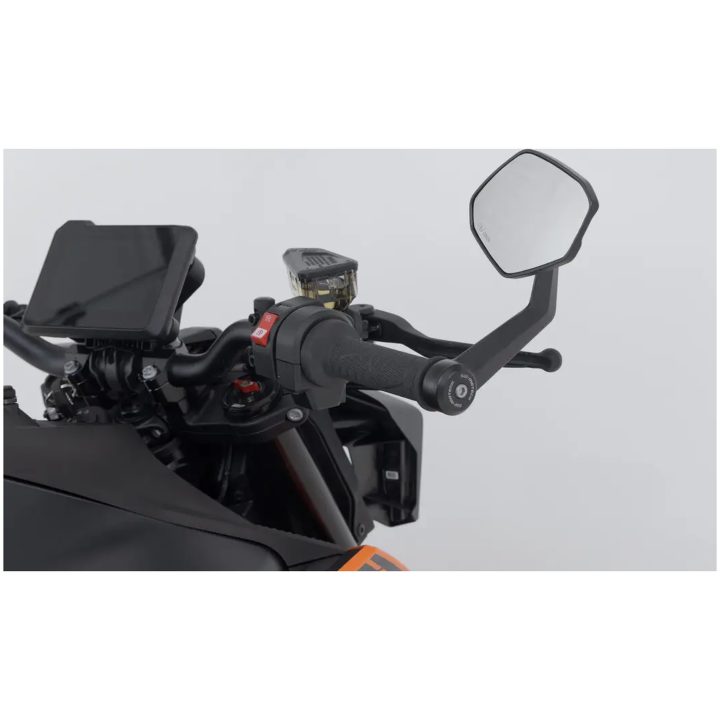 Styrändesspeglar Trapets Svart SW-MOTECH – bild 4