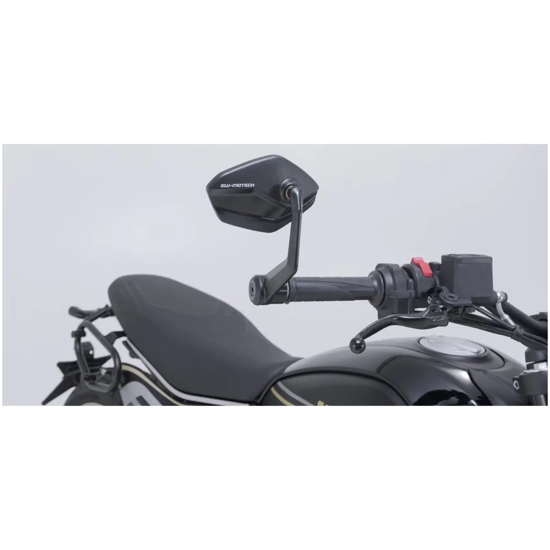 Styrändesspeglar Trapets Svart SW-MOTECH – bild 3