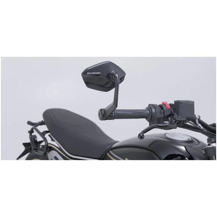 Styrändesspeglar Trapets Svart SW-MOTECH – bild 3