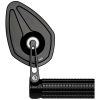 Styrändsspegel Mo. View Sport 60 Flip Svart MOTOGADGET – miniatyr 8