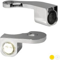Styrblinkers Nano Serien Amber/Klar/Krom HEINZ BIKES