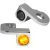 Styrblinkers Nano Series Amber/Klar/Krom HEINZ BIKES Blinkers – miniatyr 1