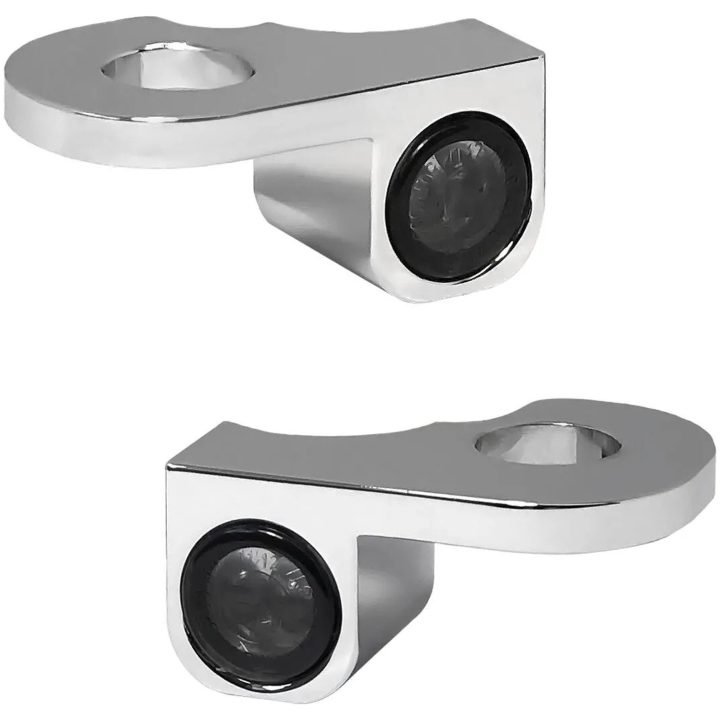 Styrblinkers Nano Series Amber/Klar/Krom HEINZ BIKES Blinkers – bild 3