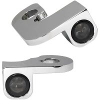 Styrblinkers Nano Series Amber/Klar/Krom HEINZ BIKES