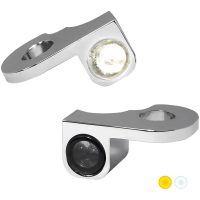 Styrblinkers Nano Series Amber/Klar/Krom HEINZ BIKES