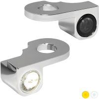 Styrblinkers Nano Series Amber/Klar/Krom HEINZ BIKES