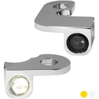 Styrblinkers Nano Series Klar/Krom HEINZ BIKES