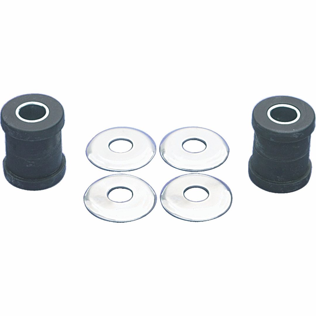 Styrdämparkit Svart/chrome Anti-vibration/riser DRAG SPECIALTIES HANDLEBAR DAMPERS 73-85HD